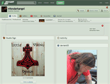 Tablet Screenshot of nitesdarkangel.deviantart.com