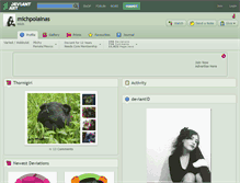 Tablet Screenshot of michpolainas.deviantart.com