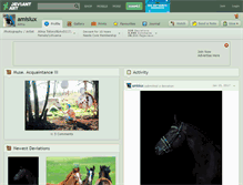 Tablet Screenshot of amisiux.deviantart.com