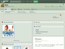 Tablet Screenshot of eqsa.deviantart.com
