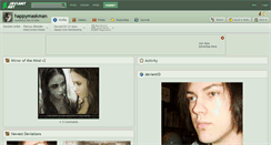 Desktop Screenshot of happymaskman.deviantart.com