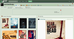 Desktop Screenshot of darksideofdesign.deviantart.com