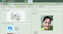 Desktop Screenshot of domism.deviantart.com