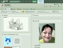 Tablet Screenshot of domism.deviantart.com