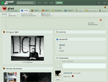 Tablet Screenshot of gfrast.deviantart.com