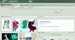 Desktop Screenshot of dark-shyam.deviantart.com