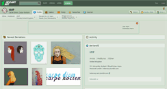 Desktop Screenshot of hvp.deviantart.com