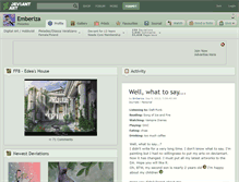 Tablet Screenshot of emberiza.deviantart.com