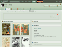 Tablet Screenshot of love---more.deviantart.com