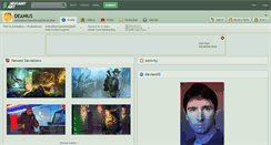 Desktop Screenshot of deanius.deviantart.com