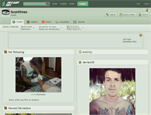 Tablet Screenshot of bcontimax.deviantart.com