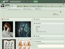 Tablet Screenshot of leofoto.deviantart.com