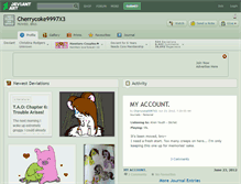 Tablet Screenshot of cherrycoke9997x3.deviantart.com
