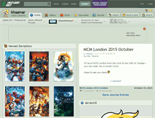 Tablet Screenshot of khaamar.deviantart.com
