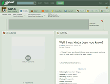 Tablet Screenshot of nash-k.deviantart.com