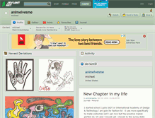 Tablet Screenshot of animelvesme.deviantart.com