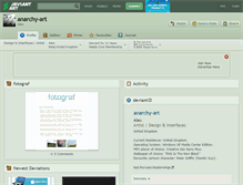 Tablet Screenshot of anarchy-art.deviantart.com