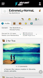 Mobile Screenshot of extremely-normal.deviantart.com