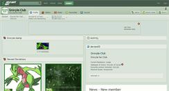 Desktop Screenshot of grovyle-club.deviantart.com