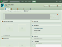 Tablet Screenshot of jasper-morello.deviantart.com