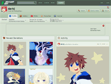 Tablet Screenshot of davisj.deviantart.com
