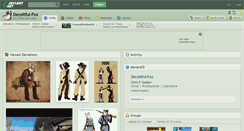 Desktop Screenshot of deceitful-fox.deviantart.com