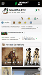 Mobile Screenshot of deceitful-fox.deviantart.com