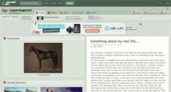 Desktop Screenshot of copperdragonart.deviantart.com
