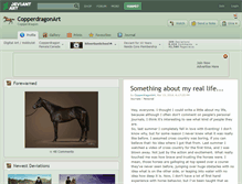 Tablet Screenshot of copperdragonart.deviantart.com