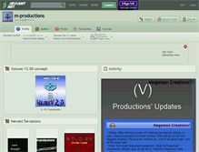 Tablet Screenshot of m-productions.deviantart.com