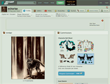 Tablet Screenshot of echorise.deviantart.com