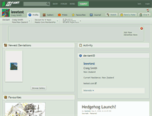 Tablet Screenshot of leeetest.deviantart.com