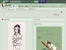 Tablet Screenshot of mini-mei.deviantart.com