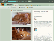 Tablet Screenshot of cats-rock.deviantart.com