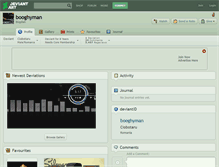 Tablet Screenshot of booghyman.deviantart.com