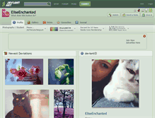 Tablet Screenshot of eliseenchanted.deviantart.com