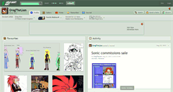 Desktop Screenshot of gregthelion.deviantart.com