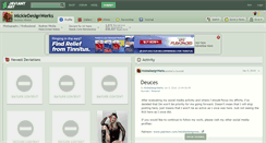 Desktop Screenshot of mickledesignwerks.deviantart.com
