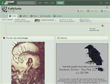 Tablet Screenshot of fluffyturtle.deviantart.com