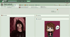 Desktop Screenshot of chami-ryokuroi.deviantart.com