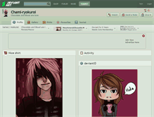 Tablet Screenshot of chami-ryokuroi.deviantart.com