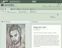 Tablet Screenshot of charmed-belle.deviantart.com