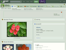 Tablet Screenshot of miruru.deviantart.com