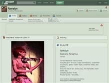 Tablet Screenshot of faeralyn.deviantart.com