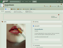 Tablet Screenshot of imxanxillusion.deviantart.com