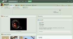 Desktop Screenshot of dye1337.deviantart.com