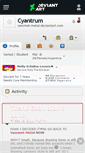 Mobile Screenshot of cyantrum.deviantart.com