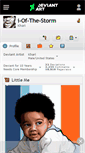 Mobile Screenshot of i-of-the-storm.deviantart.com