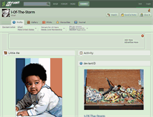 Tablet Screenshot of i-of-the-storm.deviantart.com