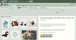 Desktop Screenshot of bigccv.deviantart.com